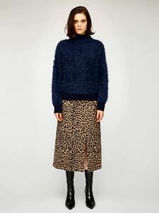 [ beautiful goods ]MOUSSY Moussy tight skirt long skirt slit Leopard leopard print size 1