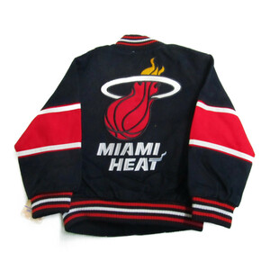 BD36)JH Design Miami HEAT ツイルジャケット/NBA/HEA302TEA3/3T/マイアミ・ヒート/キッズ/子供/3才/USサイズ