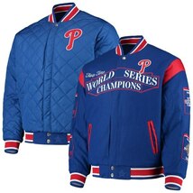 BD26)JH Design Philadelphia Phillies Champions ウールリバーシブル ジャケット/XL/USサイズ/フィラデルフィア・フィリーズ_画像1