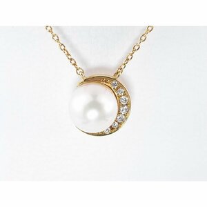  Ponte Vecchio necklace pearl pearl diamond Ponte Vecchio 750 yellow gold K18YG h142552