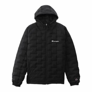  Champion / Zip hood down jacket / C3-QS602/ black /XL size 