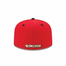 【7.5/8】 NEWERA ニューエラ SF サンフランシスコ 49ers フォーティナイナーズ 2トーン 赤 59Fifty キャップ 帽子 NFL アメフト USA正規品_画像5