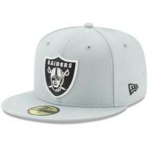 希少 【8.1/8】 NEWERA ニューエラ LasVegas ラスベガス RAIDERS レイダース Grey グレー 59Fifty キャップ 帽子 NFL アメフト USA正規品_画像1