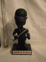 2009年　ハズブロ　G.I.Joe SNAKE EYES（スネークアイズ）　ボブル（バブル）ヘッド_画像1