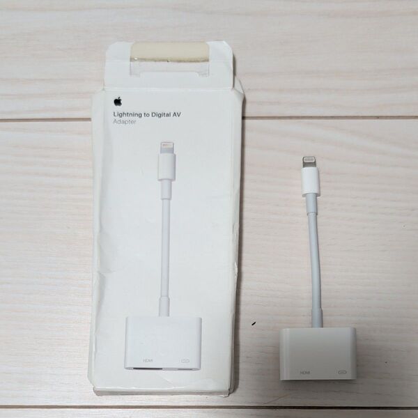 Apple Lightning Digital AVアダプタ HDMI A1438 純正