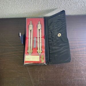 ^KENT old compass 2 piece set exclusive use case attaching iron made 