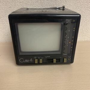 ★昭和レトロ　アナログ ミニテレビ　Cute4 動作未確認ジャンク品