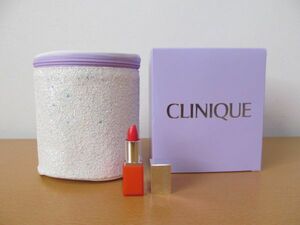 (38991)クリニーク CLINIQUE　ポーチ×リップ　セット　未使用