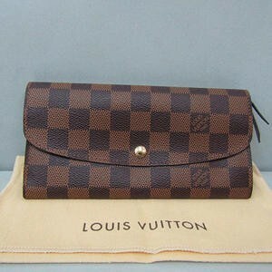 LOUIS VUITTON ルイ・ヴィトン ダミエ　ポルトフォイユエミリー N63019