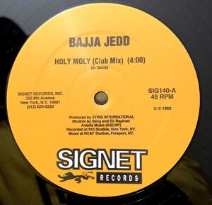 倉庫出 90s ジョグリン 1992 Bajja Jedd /Holy Moly バジャ ジェッド ホリーモリー Original US 12 Signet SIG140 オリジナル 絶版