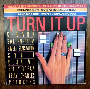 レア 1987 Turn It Up / Various Artist Original US オリジナル 2枚組 LP Next Plateau PL-1010US レーベル 企画物 DJ Non Stop Mix 絶版