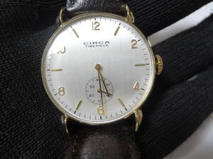 CIRCA (sa-ka)TIMEPIECE CT114RG exhibition unused goods battery replaced 