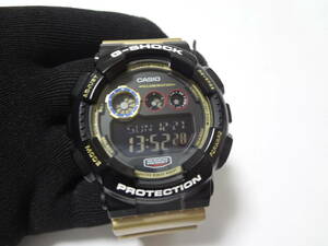 カシオ CASIO G-SHOCK ジーショック Crazy Colors クレイジーカラーズ ブラック×ゴールド GD-120CS-1JF 展示未使用品