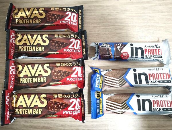 プロテインバー 7本セット ザバス/森永