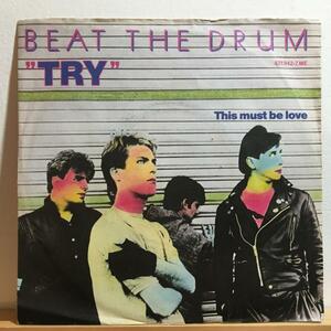 ☆Beat The Drum/Try☆SLEAZY NEW WAVE BOOGIE！7inch 45