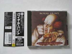 【★★★帯付き廃盤★★★】ROYAL HUNT②(デンマーク産正統派)初回盤、EVIL MASQUERADEのボーカル、CORNERSTONEのギターとベース