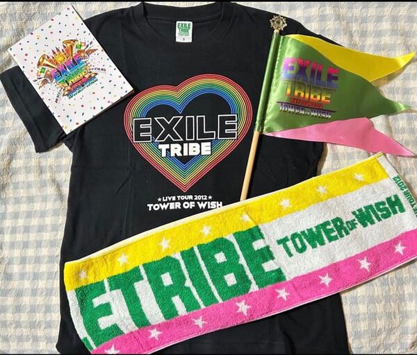 ★EXILE 2012TOWER OF WISH ツアーTシャツ&フラッグ&★