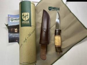 【送料込】HELLE harding ナイフ A 新品 ヘレナイフ ハーディング サバイバルナイフ 狩猟等 渓流 キャンプ ハンティングナイフ