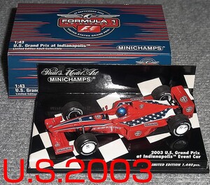 1/43 USA GP イベントカー 2003 インディアナポリス U.S. Indianapolis 　EVENT CAR