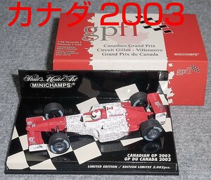 1/43 カナダGP イベントカー 2002 ビルヌーブ EVENT CAR