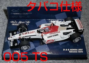 タバコ仕様 鈴鹿限定 No.16 1/43 BAR ホンダ 005 佐藤琢磨 2003 HONDA 青箱 日本GP