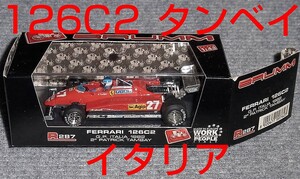 R287 1/43 フェラーリ 126C2 タンベイ ドライバー付き イタリアGP 1982 FERRARI brumm ブルム