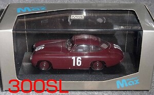 MAX 1/43 メルセデス 300SL Caracciola 16号車 スイスGP 1952 Bern ベルン ブラウン MERCEDES