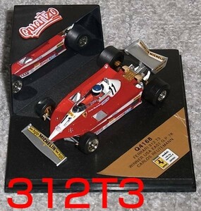 4168 1/43 フェラーリ 312T3 ロイティマン 1978 EAST USA FERRARI QUARTZO カンツォ