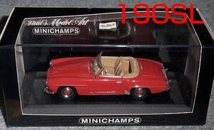 1/43メルセデス ベンツ 190SL カブリオレ 1955-62 レッド