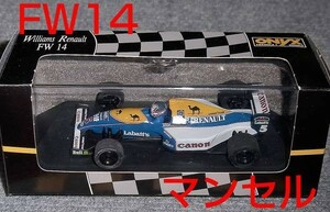 119 ONYX 1/43ウイリアムズ ルノーFW14 マンセル 1991 WILLIAMS2