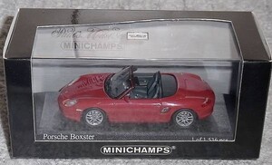 1/43 ポルシェ BOXSTER レッドメタ 2002 PORSCHE ボクスター