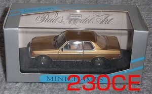 1/43メルセデス ベンツ230CEクーペ (W123)ゴールドMERCEDES BENZ