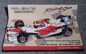 京商別注 1/43 トヨタ ショーカー2007 トゥルーリ 富士スピードウェイ TOYOTA TF106 TF107