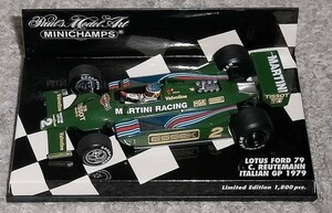 1/43 MARTINI ロータス 79 ロイティマン イタリアGP 1979 LOTUS FORD フォード MARTINI マルティニ