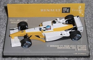 1/43ルノー F1 B201 テストカー バトン 2002 RENAULT バルセロナ