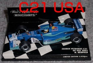 1/43 ザウバー C21 ハイドフェルド USA GP 2002 レッドブル