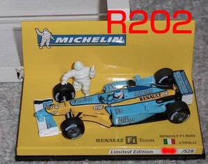 ミシュラン別注 1/43 ルノー F1 R202 トゥルーリ 2002 RENAULT