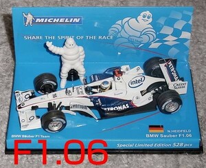 ミシュラン別注 1/43 BMW ザウバー F1.06 ハイドフェルド SAUBER