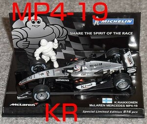 1/43 ミシュラン別注 マクラーレン メルセデス MP4/19 ライコネン 2004 McLaren MERCEDES MP4-19