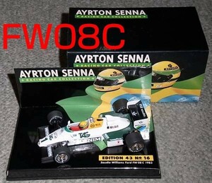 セナコレ16 1/43 ウイリアムズ フォード FW08C セナ 1983 テスト WILLIAMS FORD セナコレ TEST FW07 FW07B FW08