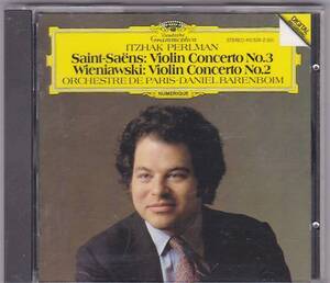 ★CD DG Saint-Saens:Violin concerto サン=サーンス.ヴィエニャフスキ:Vn協奏曲*イツァーク・パールマン(Itzhak Perlman)西独盤