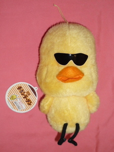  очень редкий! retro chi gold ramen солнцезащитные очки цыпленок Chan мягкая игрушка сделано в Японии *