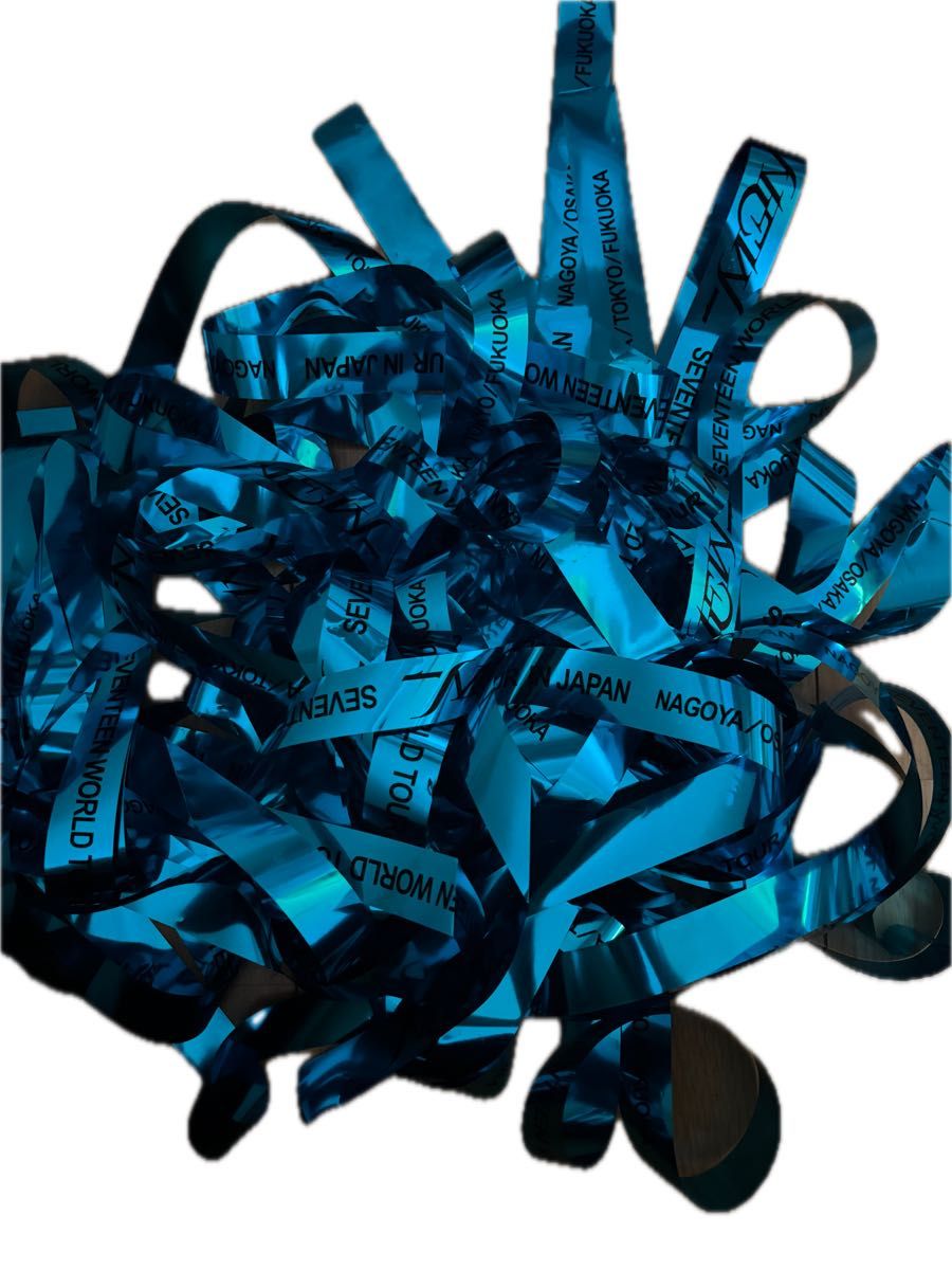 SEVENTEEN WORLD TOUR NEW_ セブチ ワルツ 東京ドーム 銀テ 銀テープ 青 1本