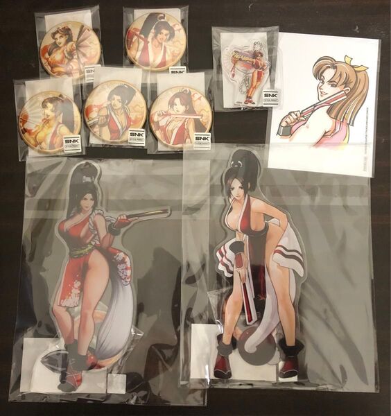 くじコレ 不知火舞コレクション アクリルスタンド 缶バッジ アクキー 8点+おまけ