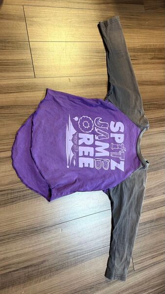 スピッツ ライブTシャツ 七分袖 紫 M