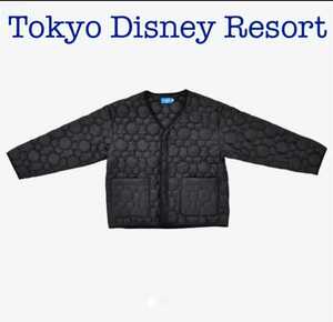  tag attaching Disney Mickey down jacket unisex S outer quilting cotton inside 