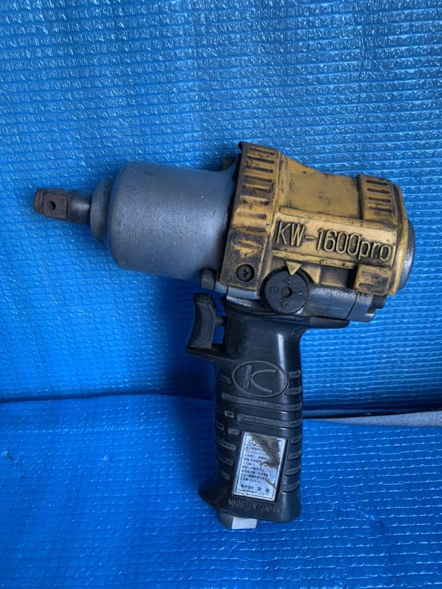 (B) пустой .KW-1600pro воздушный ударный гайковерт удар воздушный ударный гайковерт [ воздушный гнездо отсутствует ] б/у рабочее состояние подтверждено б/у товар 