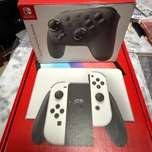Nintendo Switch 有機elモデル+純正proコントローラー