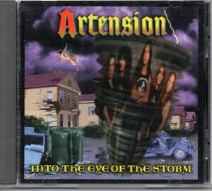 アーテンション／イントゥ・ザ・アイ・オブ・ザ・ストーム、ＣＤ（輸入盤）、アメリカのヘビメタ・バンドの1stアルバム、artension