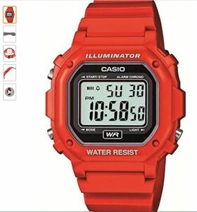 CASIO WATCH TANDARD F-108WHC-4AJF RED